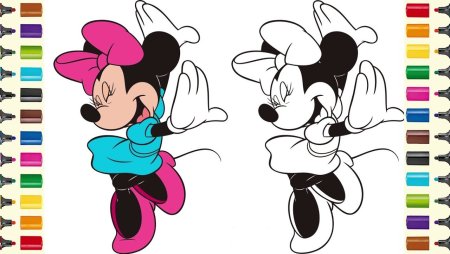 Раскраска для девочек цветная и черно белая