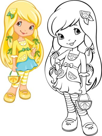 Раскраски для девочек цветные