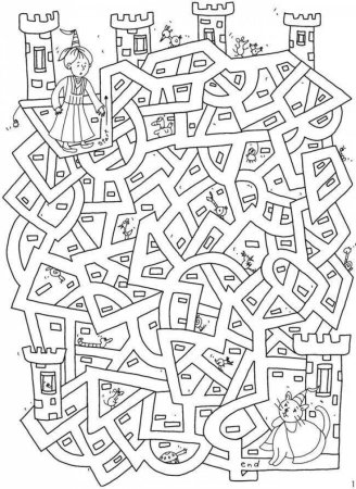 Задание Лабиринт для детей 10 лет