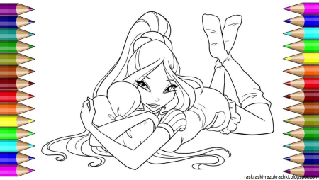 Раскраска для девочек