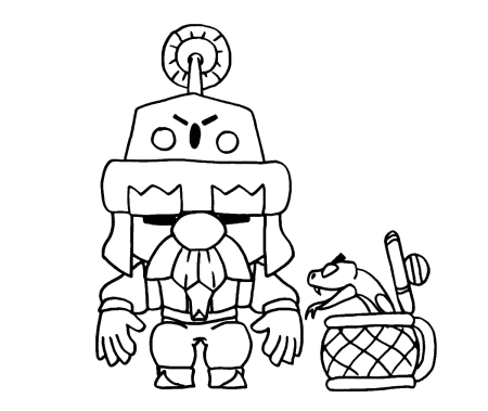 Раскраски Браво старс Гейл торговец