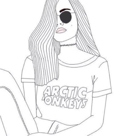 Раскраски Бич девочек