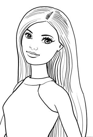 Барби рисунок