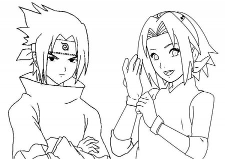 Раскраска аниме Сакура Харуно