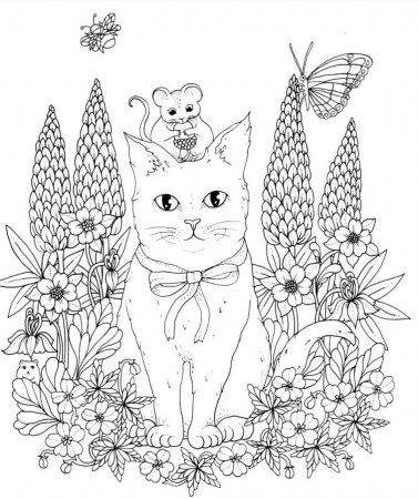 Котенок. Раскраска