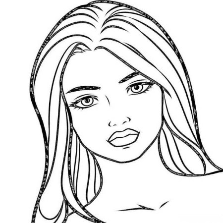 Раскраска макияж для девочек