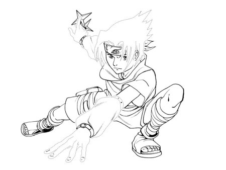 Раскраска Наруто персонажи