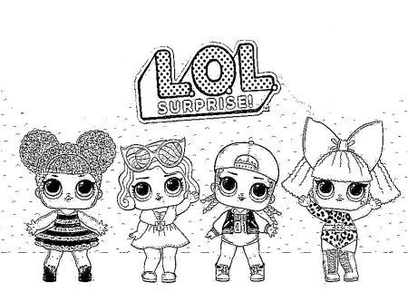Раскраски ЛОЛ блестящие