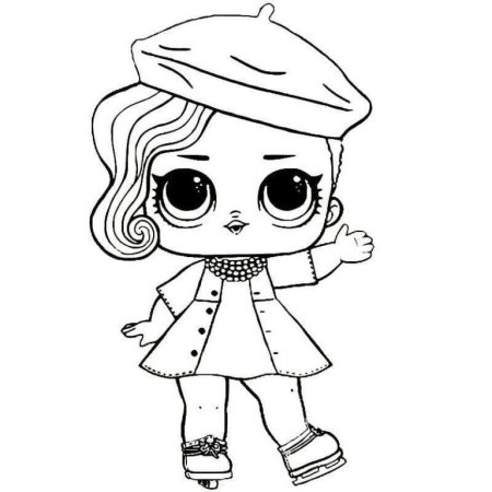 Раскраска ЛОЛ сюрпрайз