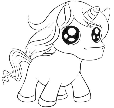 Раскраска Единороги