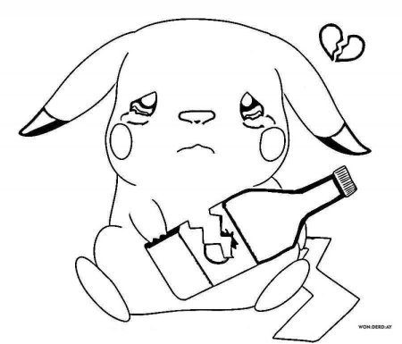 Раскраска Пикачу