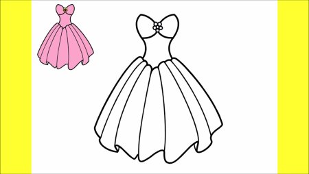 Нарисовать платье