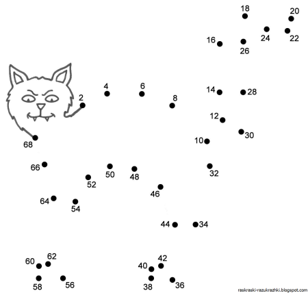 Раскраски обводилки