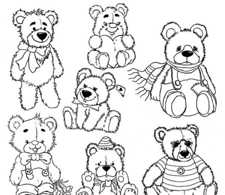 Мишка Тедди вектор