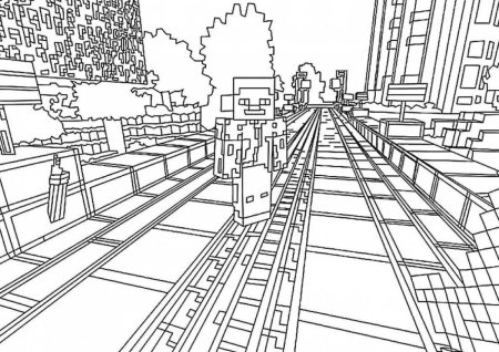 Раскраска майнкрафт