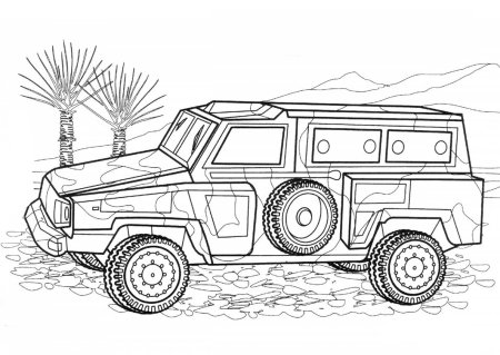 Раскраска «Военная техника»