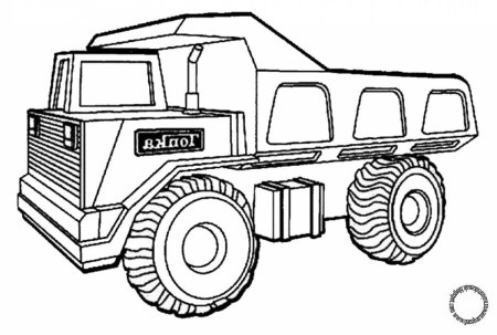 Раскраска строительная техника