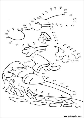 Раскраски обводилки по цифрам