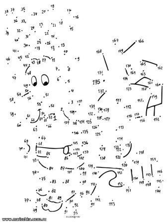 Рисунки по точкам с цифрами