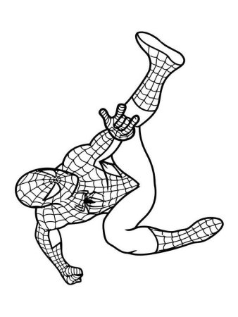 Рисунок Спайдермена