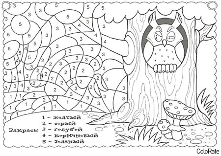 Задания на раскрашивание для дошкольников