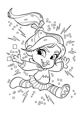 Раскраска Ральф и Ванилопа