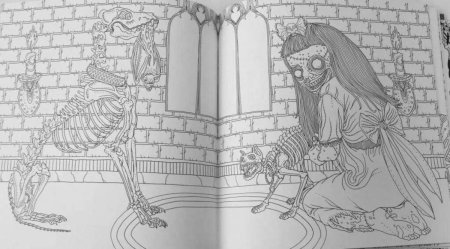 The Beauty of Horror 1: a Goregeous Coloring book