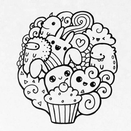 Дудлинг для раскрашивания