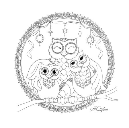 Мандала Сова