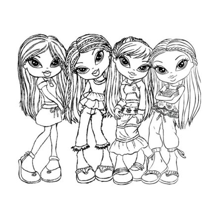 Раскраски братц Джейд