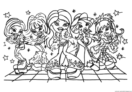 Раскраска для девочек