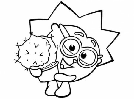 Раскраски мультфильмы Смешарики