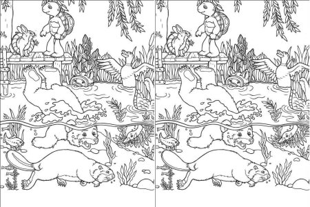 Головоломки для детей Найди отличия