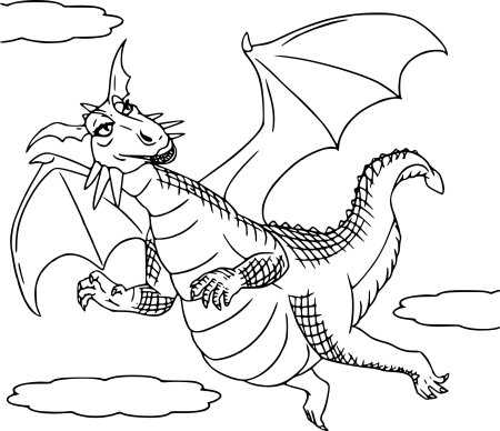 Раскраски Шрек дракониха