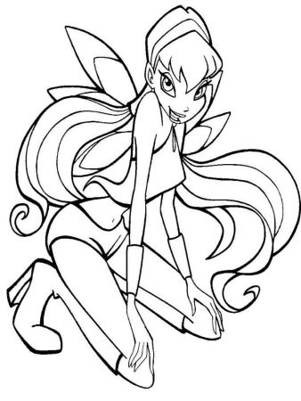 Винкс Стелла база раскраска