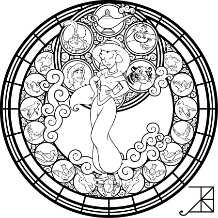 Мандалы для раскрашивания для девочек