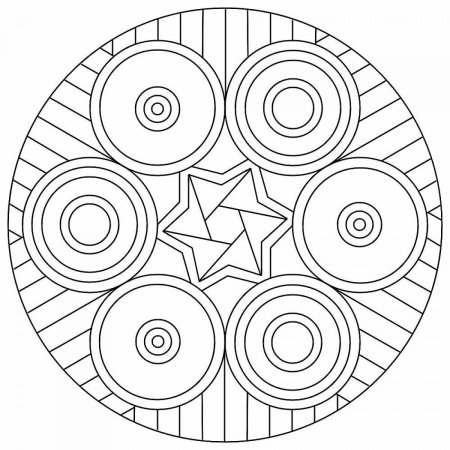 Мандала для дошкольников