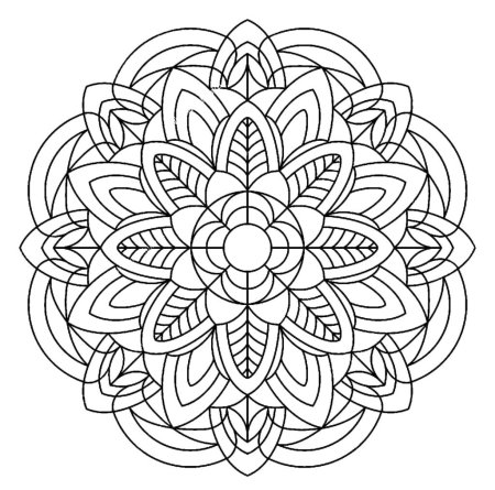 Раскраски мандалы для девочек-подростков