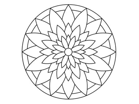 Мандалы простые и красивые