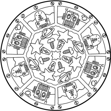 Мандалы для раскрашивания для мальчиков