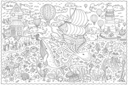 Большая раскраска