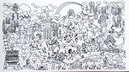 Большая раскраска