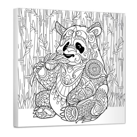 Раскраска Панда