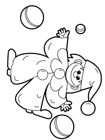 Любимая игрушка раскраска