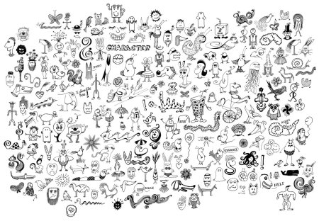 Много маленьких рисунков