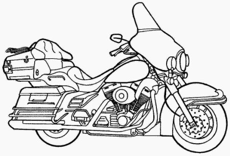 Габариты мотоцикла Harley Davidson Electra Glide