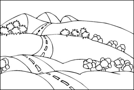 Раскраски в дорогу