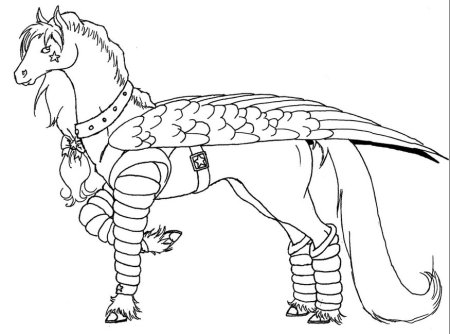 Фантастические животные раскраска