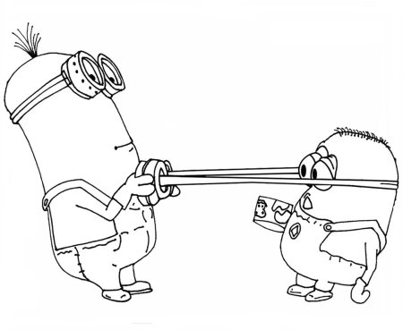 Раскраска Гадкий я 2