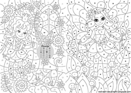 Необычные раскраски для девочек